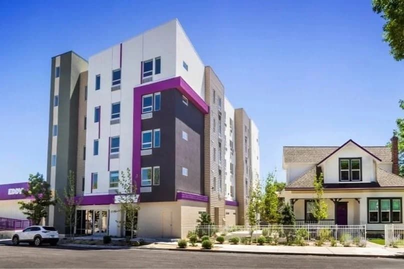 Eddy House Transitional Living Community — 5-story, 36-unit facility at 874 Willow St, Reno, NV